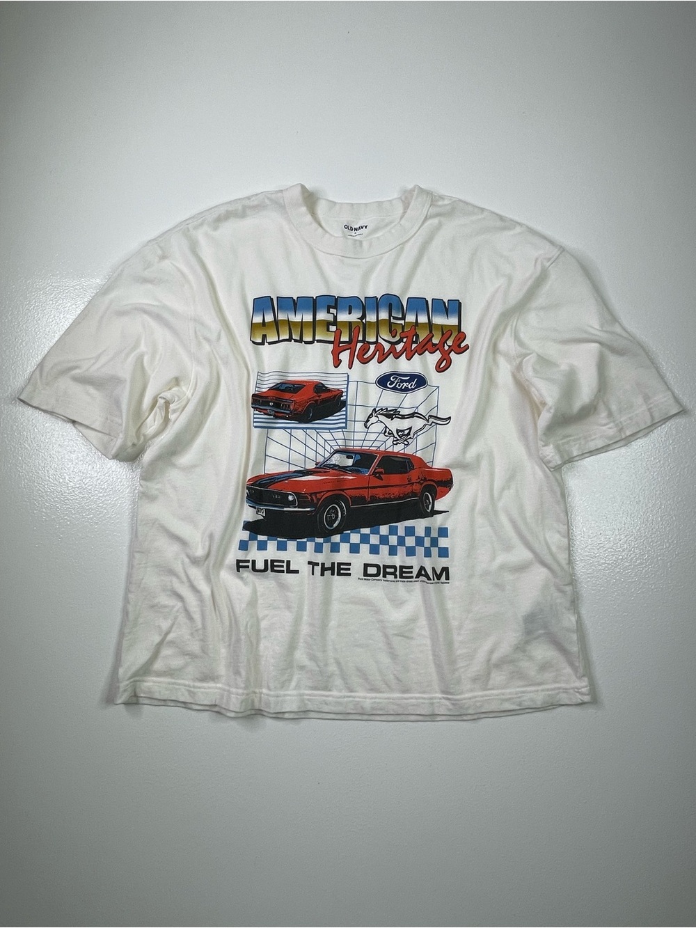 Old Navy Ford Mustang American Heritage Graphic Tee Shirt M